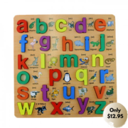 Buy Wooden Alphabet Educational kids Toy Puzzle – Lower Case